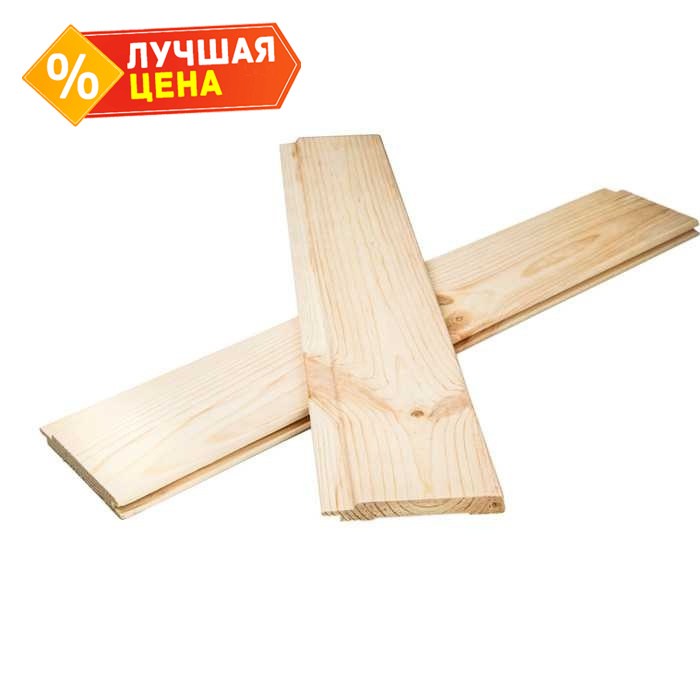 Евровагонка 12.5x96x6000 мм В хвоя